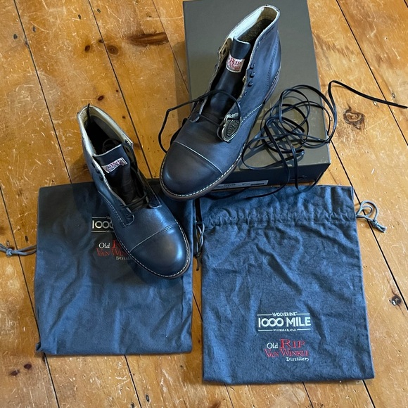 Wolverine 1000 Mile Boots X Rip Van Winkle II - 10.5D New In Box - Never Worn! - Picture 7 of 15